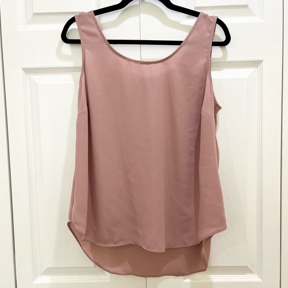 Alfani Tops - Alfani Blush Pink Swing Tank Medium
